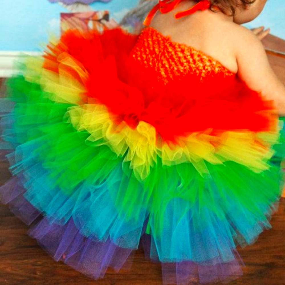 🖤rainbow 🌈 tutu skirt